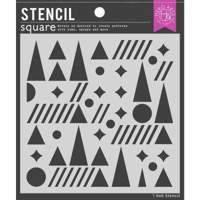 Hero Arts Stencils - Geometric Holiday